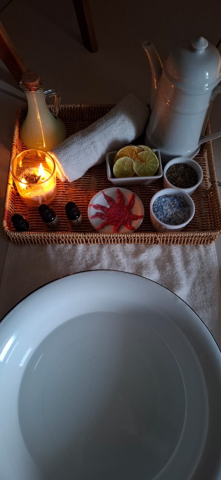 Velas aromáticas artesanais da Linha Solei